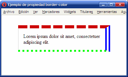 Ejemplo de propiedad border-style